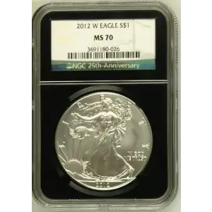 2012 W BURNISHED SILVER EAGLE (2)