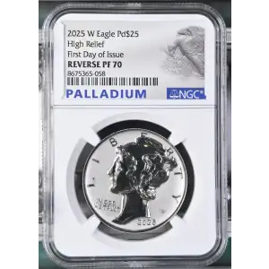 2025 W High Relief First Day of Issue (2)