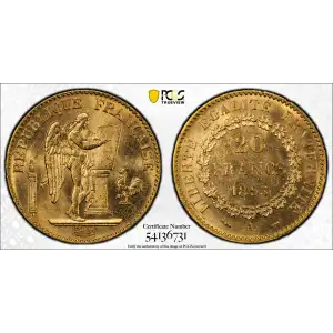 1893-A 20 Fr Gad-1063 F-533 (2)