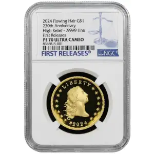 2024 Flowing 230th Anniversary - FR High Relief - .9999 Fine ULTRA CAMEO (2)