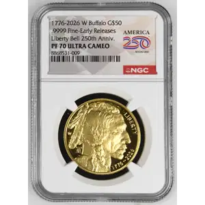1776-2026 W .9999 Fine-Early Releases Liberty Bell 250th Anniv. ULTRA CAMEO (2)