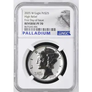 2025 W High Relief First Day of Issue (2)