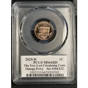 2025-D 1C The Very Last Circulating Cents Omega Privy, RD (2)