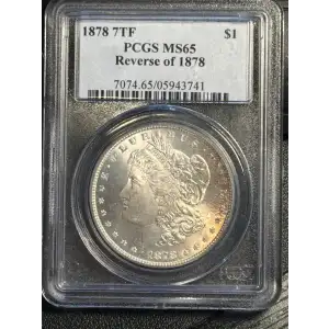 1878 7TF $1 Reverse of 1878