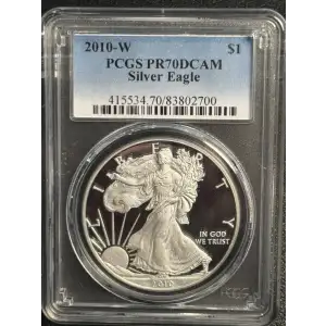 2010-W $1 Silver Eagle, DCAM