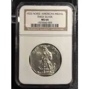 1925 NORSE THICK SILVER