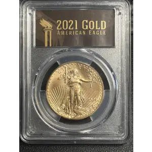 2021 $50 Gold Eagle - Type 2 First Day of Issue