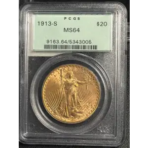 1913-S $20
