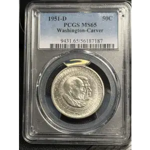 1951-D 50C Washington-Carver