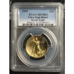 2009 $20 Ultra High Relief, PL