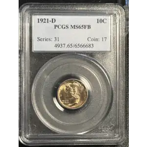 1921-D 10C, FB