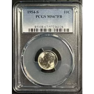1954-S 10C, FB