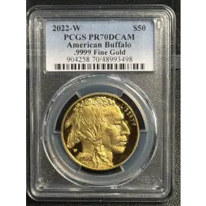 2022-W $50 American Buffalo .9999 Fine Gold, DCAM