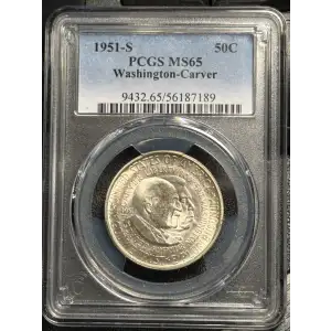1951-S 50C Washington-Carver