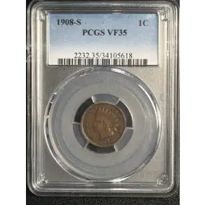 1908-S 1C, BN