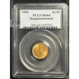 1926 $2.50 Sesquicentennial