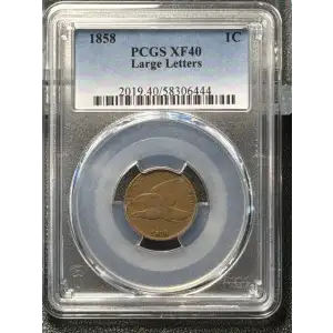 1858 1C Large Letters