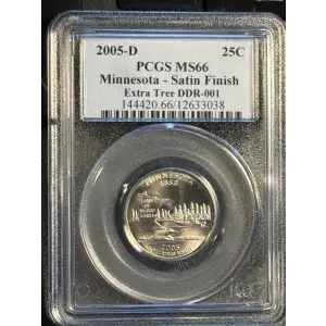 2005-D 25C Minnesota - Satin Finish Extra Tree DDR-001