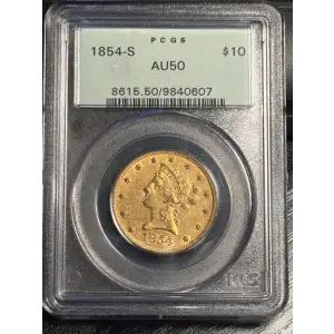 1854-S $10