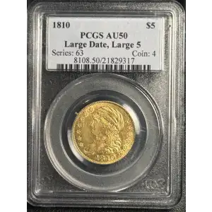 1810 $5 Large Date, Large 5
