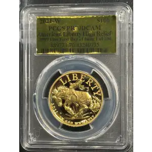 High Relief $100 Gold