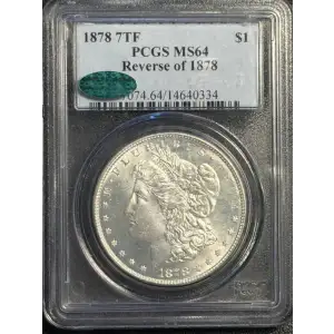 1878 7TF $1 Reverse of 1878