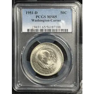 1951-D 50C Washington-Carver