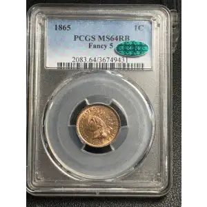 1865 1C Fancy 5, RB