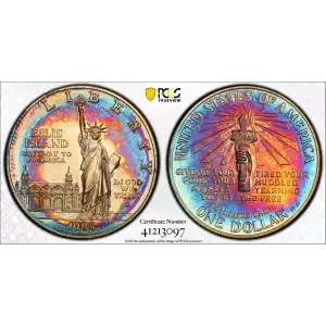 1986-S $1 Statue Of Liberty, DCAM (2)