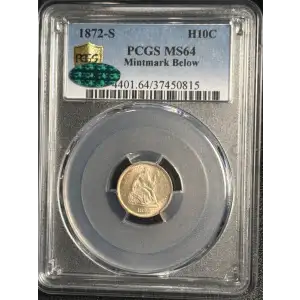 1872-S H10C Mintmark Below Bow (3)