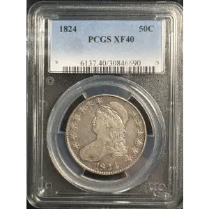 1824 50C Over Various Dates