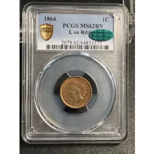 1864 1C L on Ribbon, BN (3)