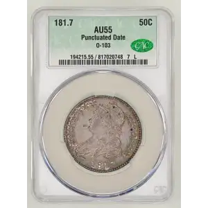 1817 Punctuated Date 50c O-103 (2)