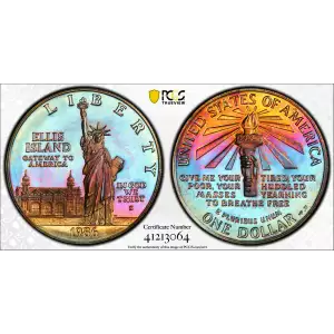 1986-S $1 Statue Of Liberty, DCAM (2)